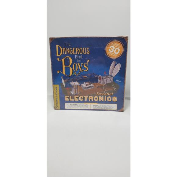 The Dangerous Book For Boys Essential Electronics. 30 Experiments  **NOS** - Picture 1 of 6